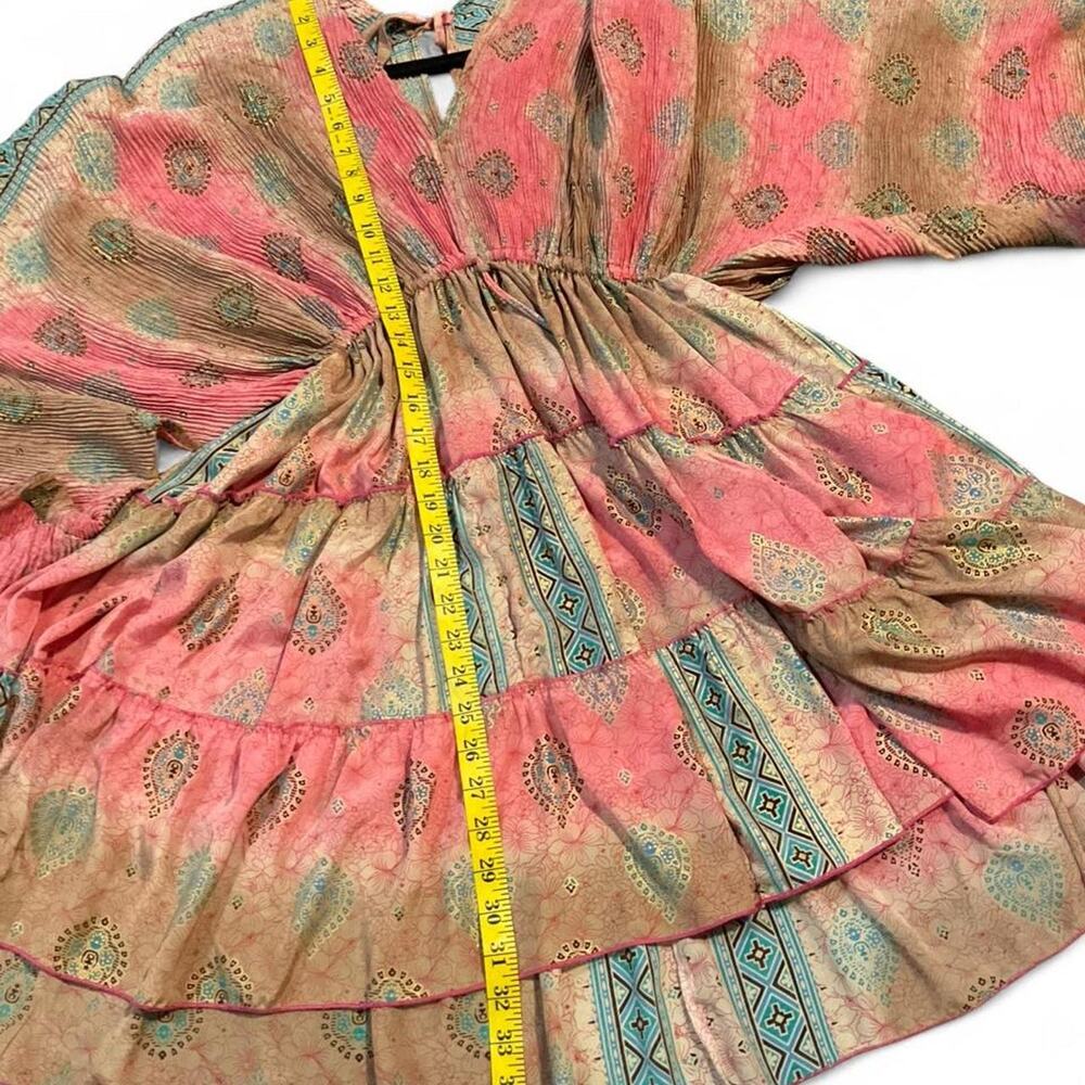 Anisa spain boho tiered kaftan - Picture 7 of 7